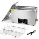 Ultrasonic Cleaning Machine 30L Digital Ultrasonic Parts Cleaner with Timer 42kHz SUS 304 Stainless Steel Lab Sonic Cleaner for Professional Tools,Metal Parts,Jewelry,Eyeglasses
