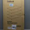 Gashell Wire Shelf Covers, Bamboo Wire Rack Covers for Pantry, Closet (4pcs, 36" W x 16" D)