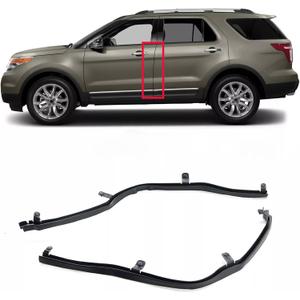 1 Pair LH & RH Front Edge of Rear Door Weather Strip Seal for Ford Explorer 2011-2019 Right Passenger and Driver Left Side Rear Door Weatherstrip Replaces BB5Z-7825324B BB5Z-7825325B
