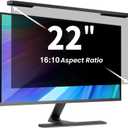 Hanging 22 Inch Computer Privacy Screen Filter, Hanging Computer Screen Privacy Cover, Compatible with, 22 Inch 16:10 Widescreen Monitors, Protect Eyes from Glare and Blue Light