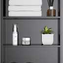 12" x 30" Matte Black Stainless Steel Shower Niche, W12" x H30"