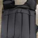 RUNmax 20LBS - 150LBS Adjustable Weighted Vest Wtih Shoulder Pads Option for Men and Women (Black)