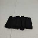 INNERSY Plus Size XL-5XL Big Curvy Woman Cotton Underwear High Waist Briefs 5-Pack (XX-Large, Black)