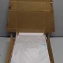 8.5 X 11 Acrylic Sign Holder Slant Back Design Plastic Display Stand Clear Table Single Sheet Portrait Ad Frames Paper Holder for Home, Office, Store, Restaraunt - 6 Pack 