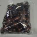 WILLBOND 130 Pieces Macrame Wooden Beads 10mm Hole Loose Beads with Hole for Macrame Making Kits Supplies Jewelry Bracelet Making Hair DIY Craft Handmade Decor(Brown, Classic)