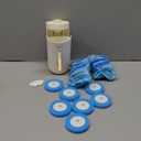 AIR U+ Disposable Toilet Brush, Toilet Bowl Cleaning System with 24 Count Wand Refill, Clean Brush Starter Kit with 1 Toilet Wand, 1 Storage Caddy and 1 Fragrant Tablet (1 + 24)