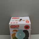 Dash MultiMaker Mini System - Compact Waffle Maker for Family Breakfasts - Removable Griddle Plates & nonstick surface - 6 Plates - Aqua