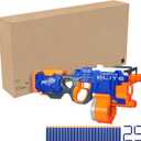 Nerf HyperFire Motorized Elite Blaster, 25-Dart Drum, Fires Up to 5 Darts Per Second, Includes 25 Official Elite Darts