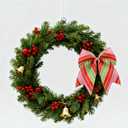 12 Pcs Christmas Bows 6 Inch Pink Red Green Candy Cane Lollipop Ribbon Bows for Xmas New Year Party Holiday Home Decor (Pink, Striped)