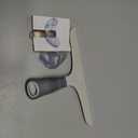 MR.SIGA Multi-Purpose Silicon Squeegee for Window, Glass, Shower Door, Car Windshield, Heavy Duty Window Scrubber, Includes Suction Hook, 10 inch, White & Gray, 1 Pack