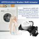 Upgraded W11481722 W10913953 49tyz-e120a1 Washer Shift Actuator for Whirl.pool Ama.na Ke.nmore May.tag Washer Parts Replace W10815026 W10597177 W10913953VP WTW5000DW1 MVWX655DW1 by TOMOON