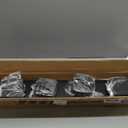 360 Rotate LED Bathroom Vanity Light Fixtures, 1600LM Acrylic Matte Black Vanity Lights for Bathroom, Modern Wall Lighting Fixtures Over Mirror Kitchen Living Room Hallway (Natural White Light 5000K) (4-Light, 27-Inch, 5000K)