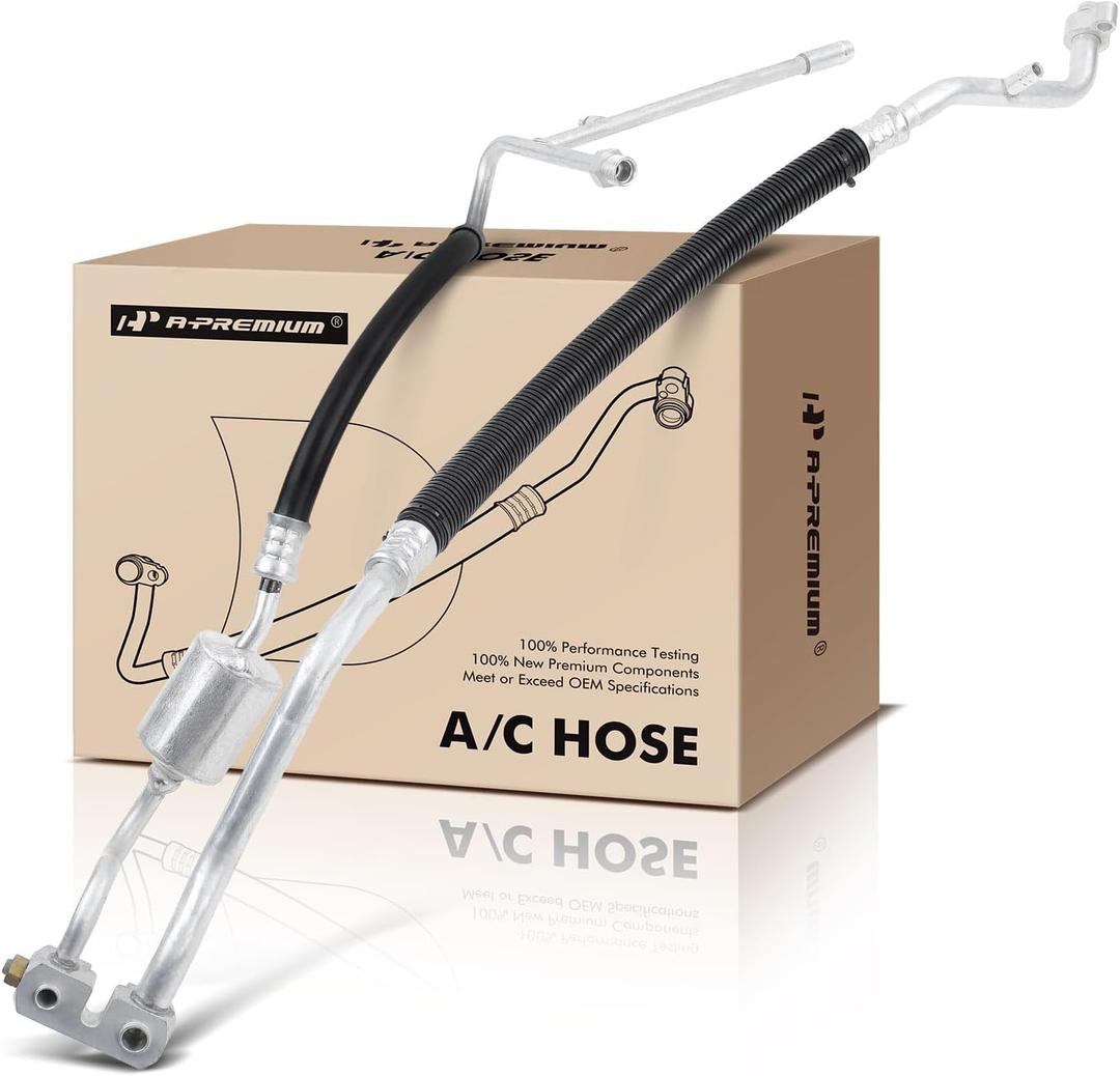 A-Premium A/C Suction Hose Assembly Compatible with Ford F-150 2004-2006, F-150 Heritage 2004/2006 & Chrysler Town & Country 2005-2007 & Lincoln Mark LT 2006, Compressor to Evap
