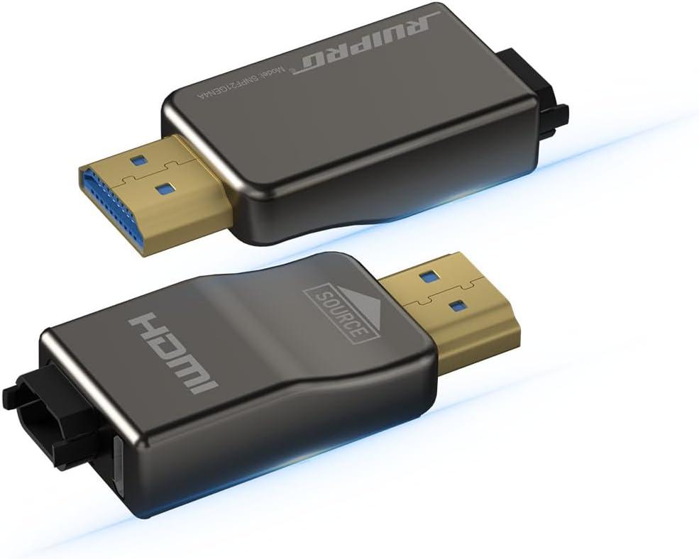 8K Full Fiber Optic HDMI Detachable Connectors