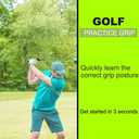 2Pcs Golf Swing Training Grip Trainer Practice Aids for Men Women