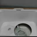 Stainless Steel Cat Litter Box, Large Top Entry Litter Box for Big Cats, Enclosed Kitty Litter Pan with Lid, Metal Cat Box Never Absorbs Odors, Easily Cleaning, Include Scoop (7 - White (Pack of 1)