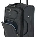 Travelers Club 3-Piece Rolling Soft Side Travel Luggage Set - Forged Iron Gray