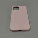 AOTESIER Compatible with iPhone 12 Phone Case and iPhone 12 Pro Case 6.1 inch,Silky Touch Premium Soft Liquid Silicone Rubber Anti-Fingerprint Full-Body Protective Flexible Bumper Case (Chalk Pink)