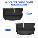 Autorder Cargo Cover for Honda Fit 2009-2011 - Trunk Cover Cargo Cover Board Privacy Screen Rear Security Shade for Fit Accessories