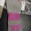 G & F Gardening Gloves 2431M Long Sleeve, Durable & Safe, Women's Medium, Color Pink and Gray