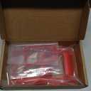 RAZPOY for Bronco Window Lift Switch Control Trim, 2PCS Center Console Rearview Mirror Adjustment Panel Cover Compatible with 2021-2025 Ford Bronco Interior Accessories, Red