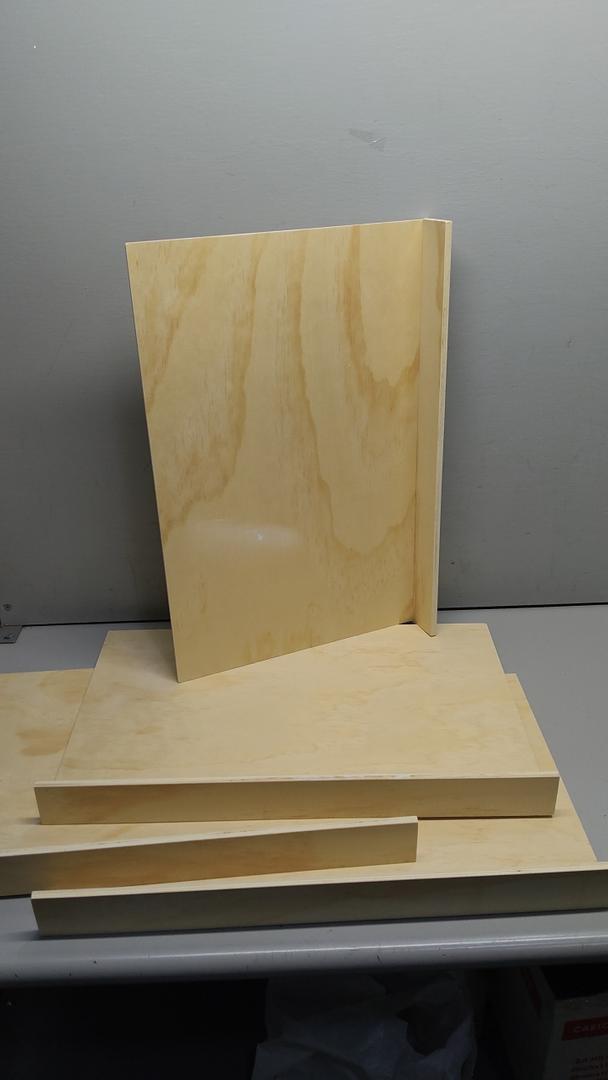 4 Boards 16" × 2'
