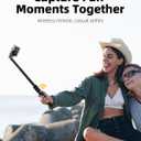 TODI 63" Cell Phone Selfie Stick Tripod, Portable Tripod for iPhone with Wireless Remote, Extendable Smartphone Stand, All-in-1, Compatible with iPhone/Android