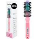 UREELIN Round Brush for Blow Out - 1.0 Inch Small Nano Thermal Ceramic & Ionic with Boar Bristles - Salon Blow Drying Hair Brush for Drying,Volumizing, Curling, Shine & Smooth Styling