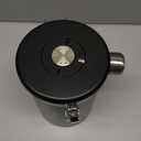 Veken Coffee Canister with Window,Airtight Stainless Steel Pantry Container,Home Kitchen Food Storage Organizers for Ground,Beans,Espresso,Rice,Tea,Sugar,Cereal, Decor,Bar Accessories,Gifts, 22OZ, Black