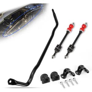 55398938AC Front Suspension Stabilizer Bar with K80894 Sway Bar End Links, Fit for 2009-2018 Dodge Ram 1500 2019-2022 Ram 1500 Classic 4WD, W/Bushings&Retainers&Screws Replace 55398938AB