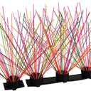 CoyoteVest CoyoteWhiskers Protection Nylon Bristles for CoyoteVest or SpikeVest Dog Harness Vest, Dog Accessories That Deter Coyote, Hawk and Raptor Attacks (Set of 4, Rainbow)