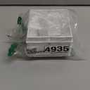 Goovilla 4x4 Post Caps White(Actual 3.5" x 3.5"), 4 Pack Fence Post Caps with 8 Screws and Easy Installation, Sturdy Waterproof Plastic Deck Post Caps with Frosted Finishing Touch, Protect Wood Post