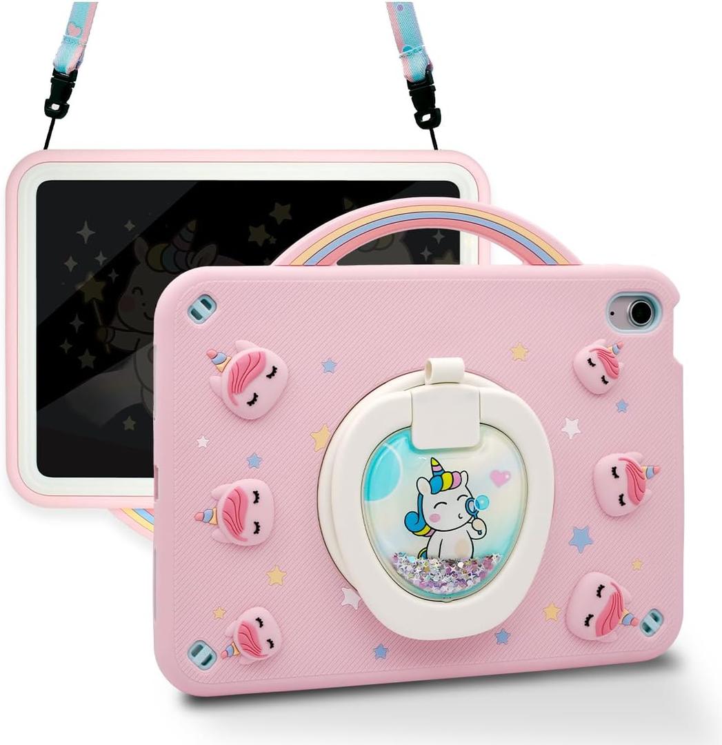 Cytec Kids Case for ipad A16 2025 11 Inch & ipad 10th Generation 2022 10.9", Heavy Duty Shockproof Protective Cover for Apple i pad 10/11TH Gen with Screen Protector for Girls