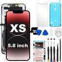 Fixerman for iPhone Xs Screen Replacement 5.8 inch, 3D Touch LCD Display Digitizer Assembly with Repair Tools - Model A2097, A1920, A2100, A2098