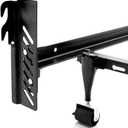 2 Pcs Down Hook Bolt-on to Hook-on Conversion Bracket for Headboard or Footboard, Hook on Bed Frame Brackets Adapter, Hook on Bed Rails