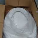 Little2Big Toilet Seat with Built-In Toddler Potty Training Seat, Slow Close, Easy to Install, Made in USA, ELONGATED, White