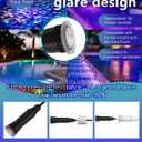 Direct Replacement for Pentair Globrite Color Led Pool Light - 1.5 Inch 100ft Cord 12VAC RGB Changing Swimming for Inground Pools/Spa