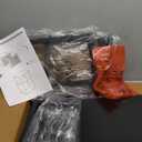 VASAGLE Side Table, Small End Table, Tall Nightstand for Living Room, Bedroom, Office, Bathroom, Classic Black ULET273B16