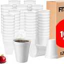 12 Oz Styrofoam Cups by Framo -(100 Pack)- Lightweight Insulated Foam Cups for Coffee, Cold Drinks & Other Hot Beverages - Disposable Drinking Cups for Parties, Picnic, BBQ, Travel, & Events