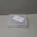 Mathtoxyz Bead Organizer Box, 31Pcs Small Beads Organizers and Storage Plastic Cases Mini Clear Dimond Storage Containers Boxes with Hinged Lid and Rectangle for Bracelet Making DIY Jewelry Craft Nail