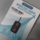 2025 Upgraded Airplane Bluetooth 5.4 Transmitter with Qualcomm Chipset, ElecMoga Airplane Travel Essentials Supports 2 AirPods or Headphones, 2-in-1 AUX Wireless Receiver for Gym, TV, Car, Audio (Black)