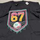 Soccer Drip Number 67 Soccer Player T-Shirt, Size L