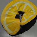 Inflatable Dog Cone Collar for Large Medium Small Dogs, Soft Adjustable Recovery Cone for Dogs Cats,Dog Neck Donut Alternative After Surgery Lemon,Small