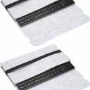 2Pcs 84/87 Keys Keyboard Case Sleeve Travel Bag (14.6 x 7.1 x 1.8 Inch, Gray) - Dustproof, Waterproof Carrying Case for Mechanical Keyboards