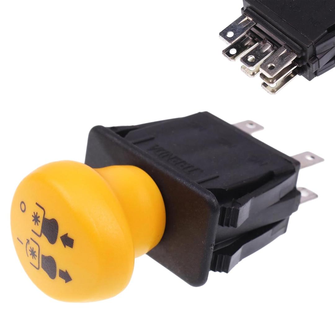 JEENDA Blade Clutch PTO Switch 7 Terminals Compatible with Cub Cadet MTD 725-3233A 725-3233 925-3233A 925-3233 Delta 6201-308 6204-308 Fits RTZ XT2 ZT1 ZTR Zero 1515 1517 1525 1527