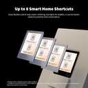 Aqara Touchscreen Switch S100 US, LCD Smart Light Switch, Matter Hub Required, 8 Wireless Buttons, Native Matter Over Wi-Fi, Built-in Thread Border Router, Works with Apple Home, Alexa & Google Home