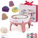 SENTRO Knitting Machine 40 Needles Crochet Knitting Loom Machine DIY Knitting Board Rotating Machines for Sock/Hat/Pumpkin