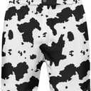 LEOPOM Funny Men's Golf Shorts Fun Work Polo Dress Short for Men Lightweight Quick Dry Multi-Pocket L