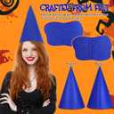 Beaupretty 4Pcs Felt Cone Gnome Hats Christmas Dwarf Hats for Halloween Birthday Party Cosplay Costume Accessory