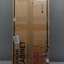 TokeShimi 12x36 Recessed Medicine Cabinet with Mirror Surface Mount, Bathroom Beveled Mirror with Storage Adjustable, Aluminum Framed Metal Brushed Nickel Medicine Cabinet Mirrored